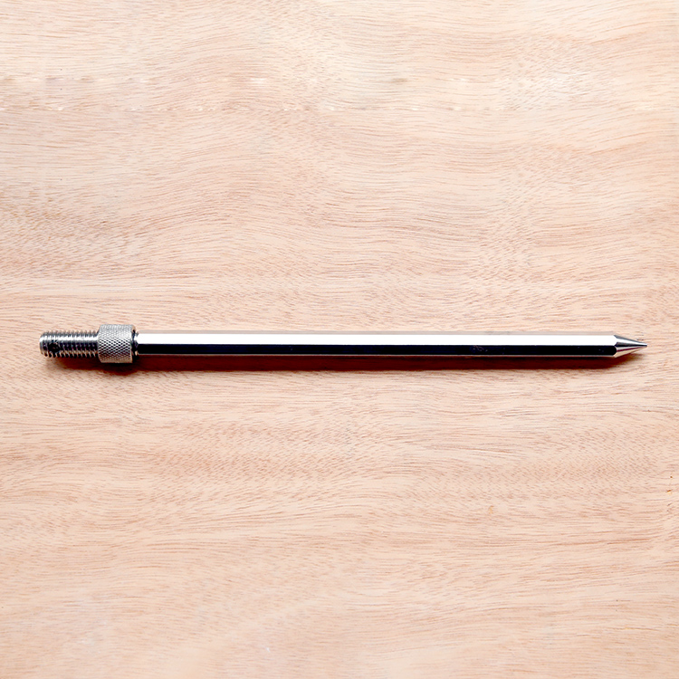 SINGLE STAINLESS STEEL DIAMOND PLUG (LONG 25CM) WITH SCREWS